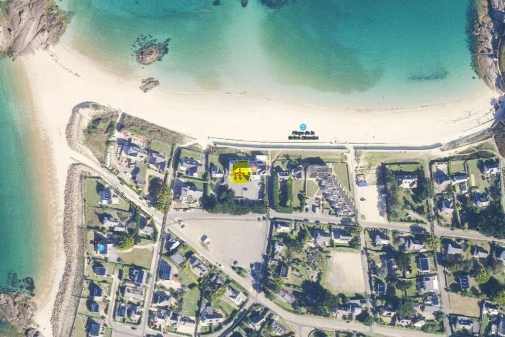 Ferienwohnung Appt Les Pieds Dans L'Eau Trégastel Exterior foto